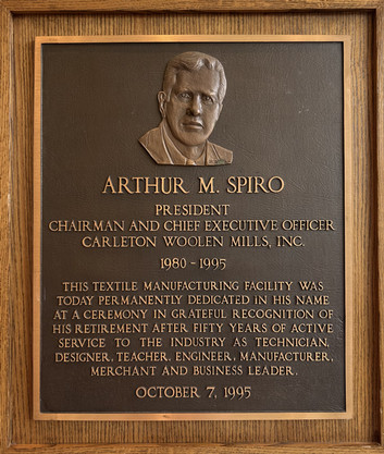 Arthur M. Spiro plaque