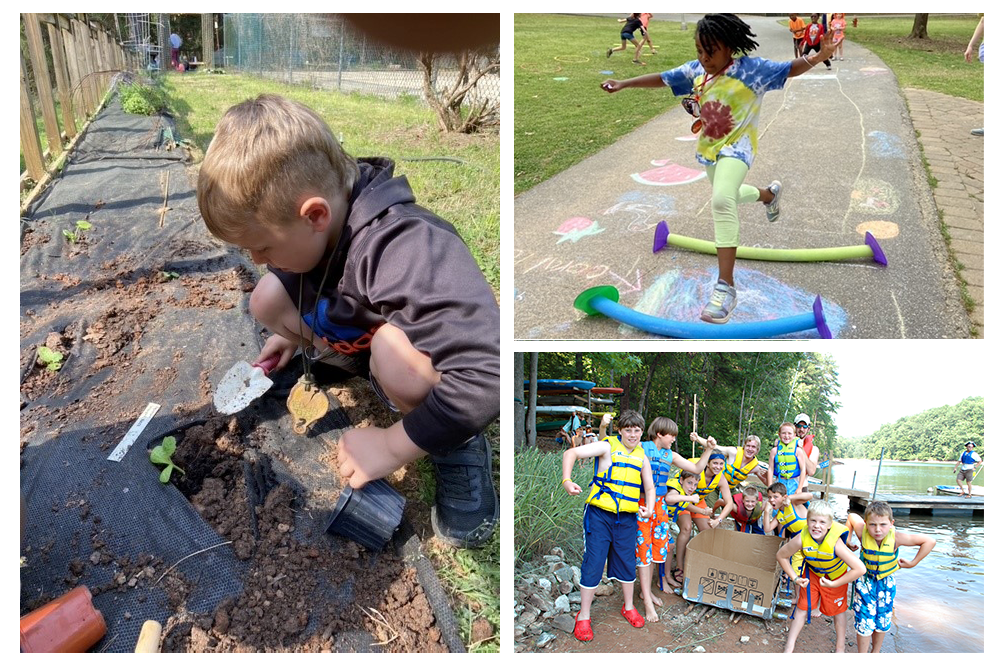 Clemson Outdoor Lab Day Camp children playing