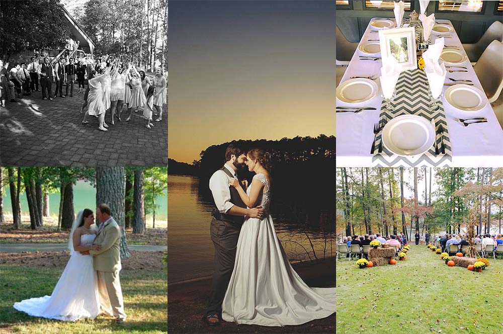 Image of a wedding and people getting married