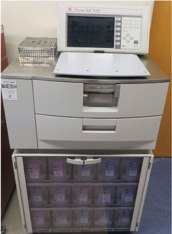 Vacuum infiltration processor, Tissue-Tek VIP5, Sakura