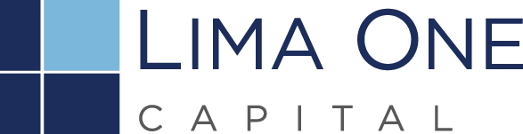 Lima One Capital logo featuring a blue and gray color scheme.