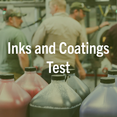 Inks and Coating Tests
