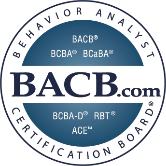 Logo of the Behavior Analyst Certification Board, featuring the acronym BACB and various certification designations.