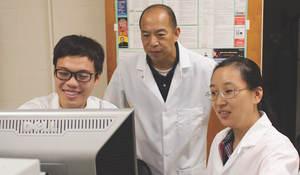 Students with mentor