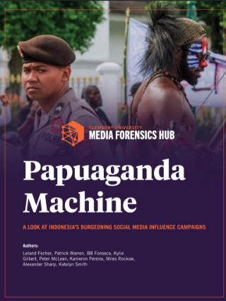 Image of Papuan and Soldier