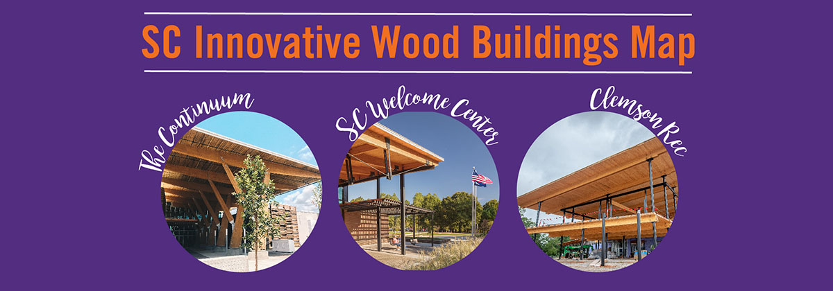South Carolina’s Innovative Wood Buildings Map