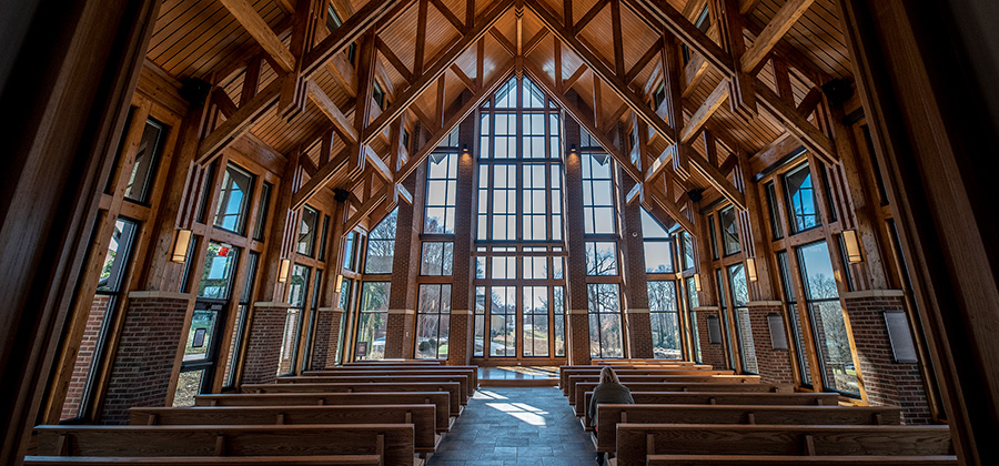 Cadden Chapel interior