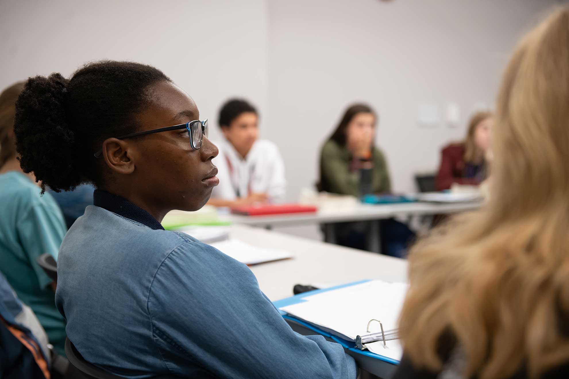 Students in a Clemson Honors seminar class