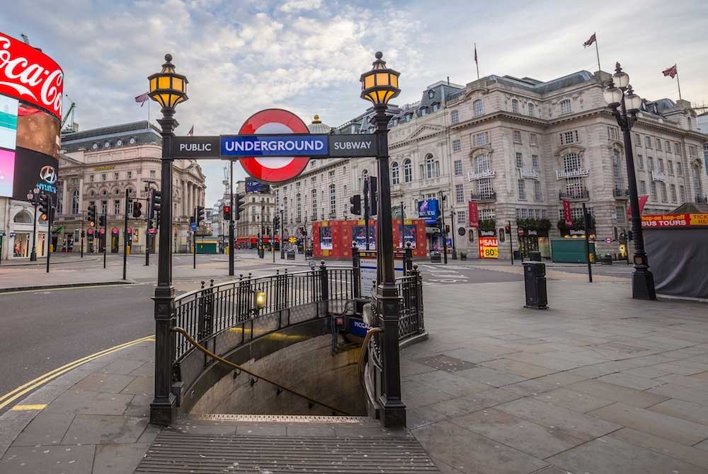 London underground entrance