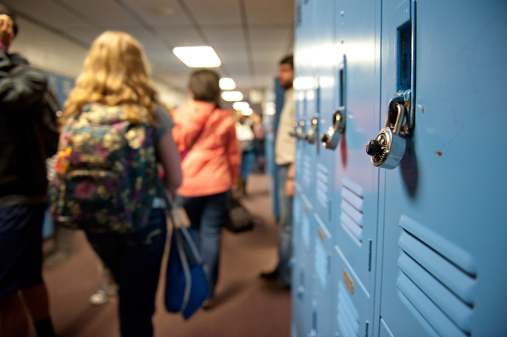 Clemson Master of Arts in Teaching teacher with high school students in Greenville