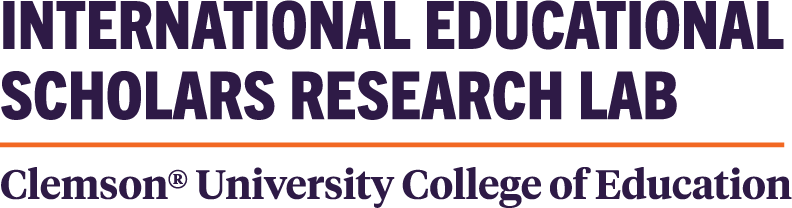 Logo for the International Educational Scholars Research Lab at Clemson University College of Education.