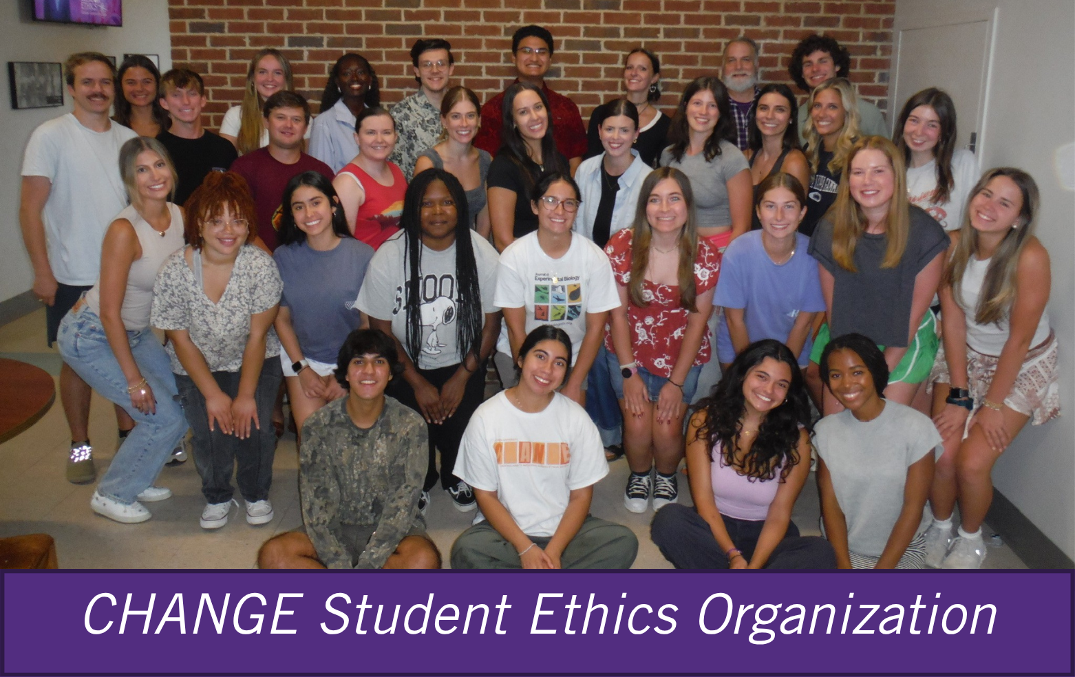 Members of the CHANGE student organization