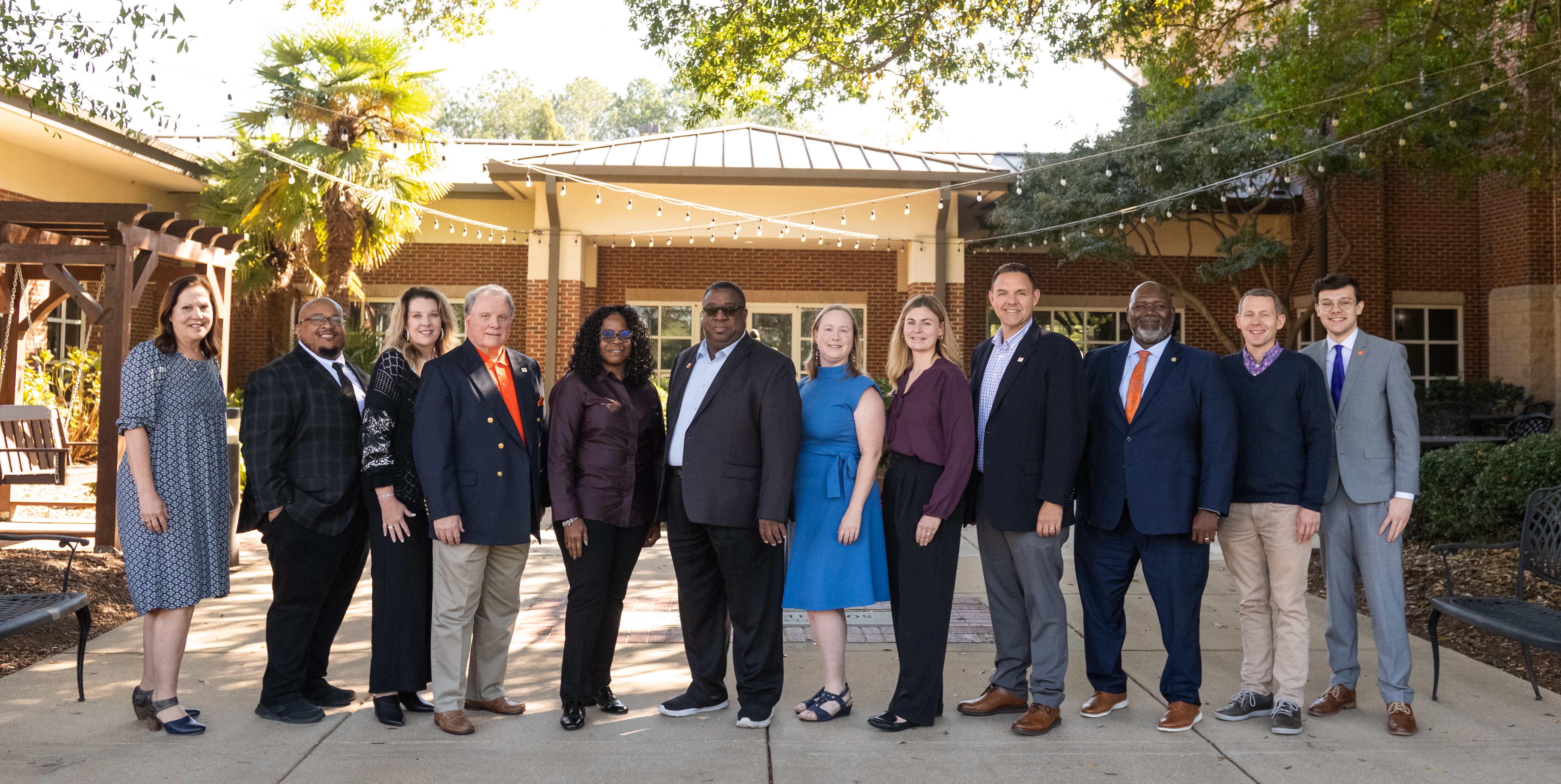 2024 Rutland Advisory Board standing outside the Madren Center