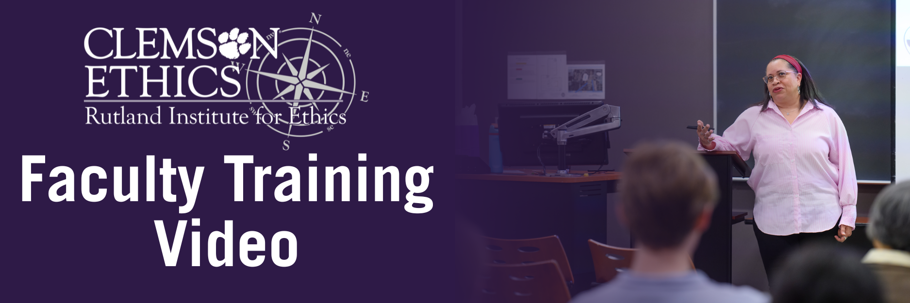 Faculty Training Video decorative banner