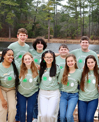 students posing for picture
