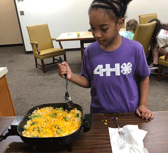 girl cooking