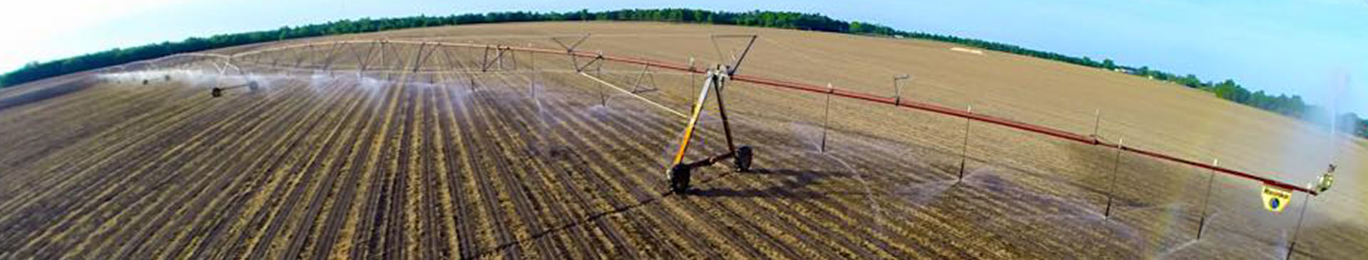 Irrigitation equipment in a field