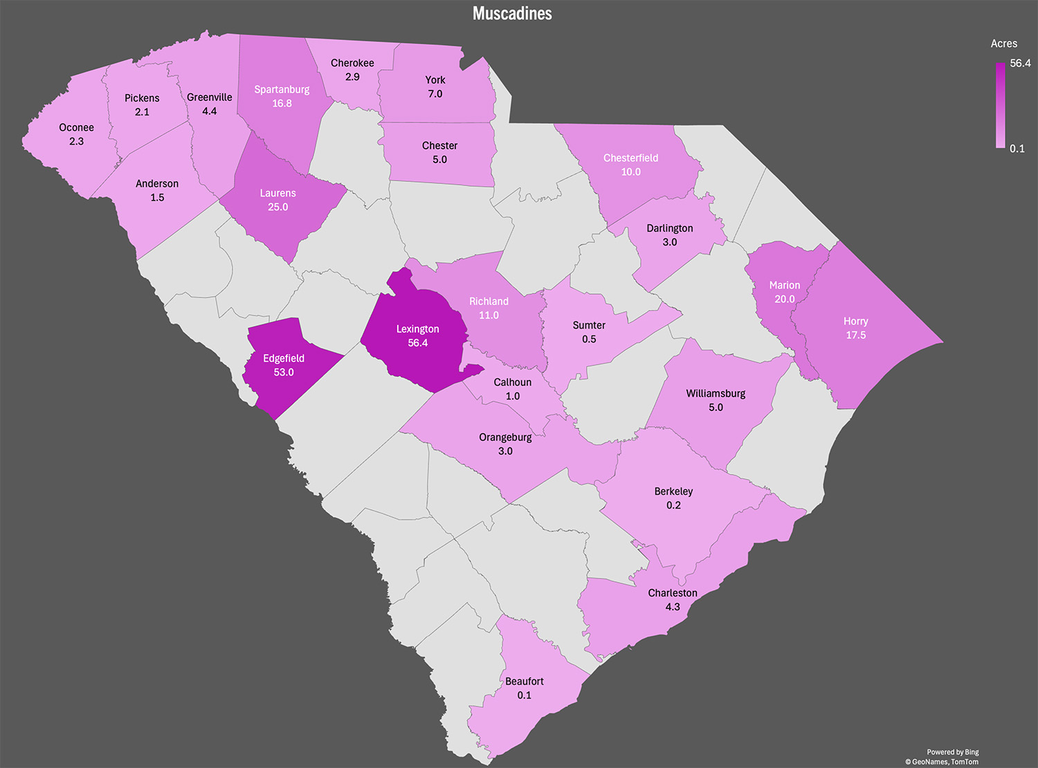 muscadine map