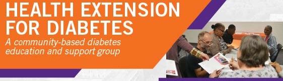 Clemson Extension's Health Extension for Diabetes online course; a community-based diabetes education and support group