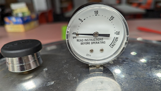 pressure canner gauge