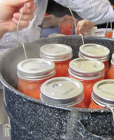 water bath canning