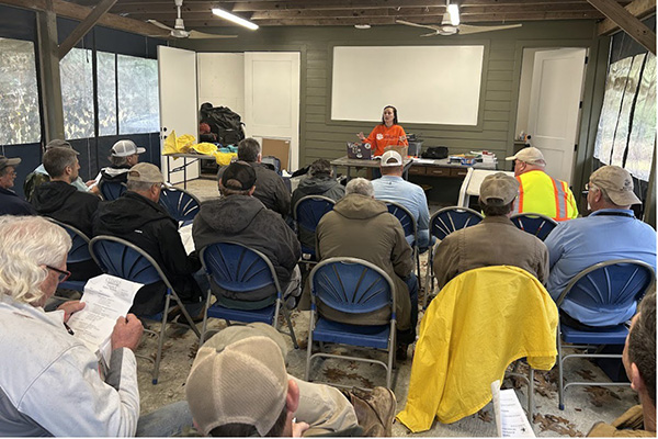 a meeting of farmers, growers and agents