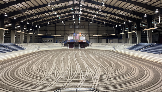 T. Ed garrison indoor view of the arena