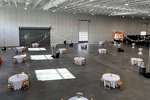 expo center hosting a social event