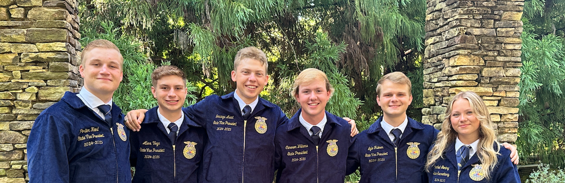 group of ffa members standing together