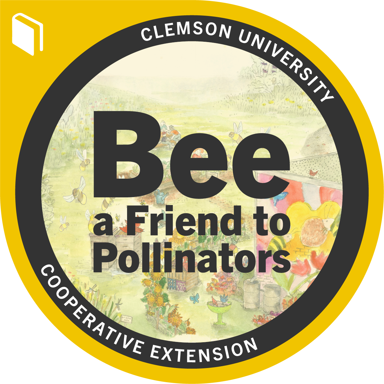 bee a friend to pollinators badge