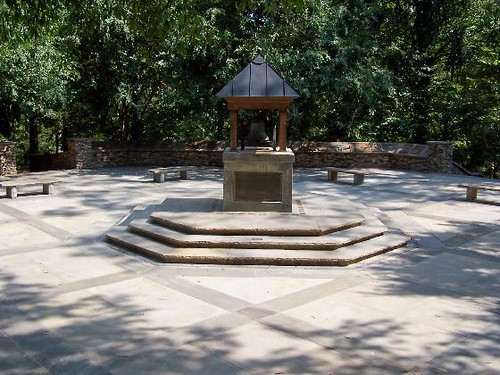 The cadet life garden in the Clemson Botanical Gardens