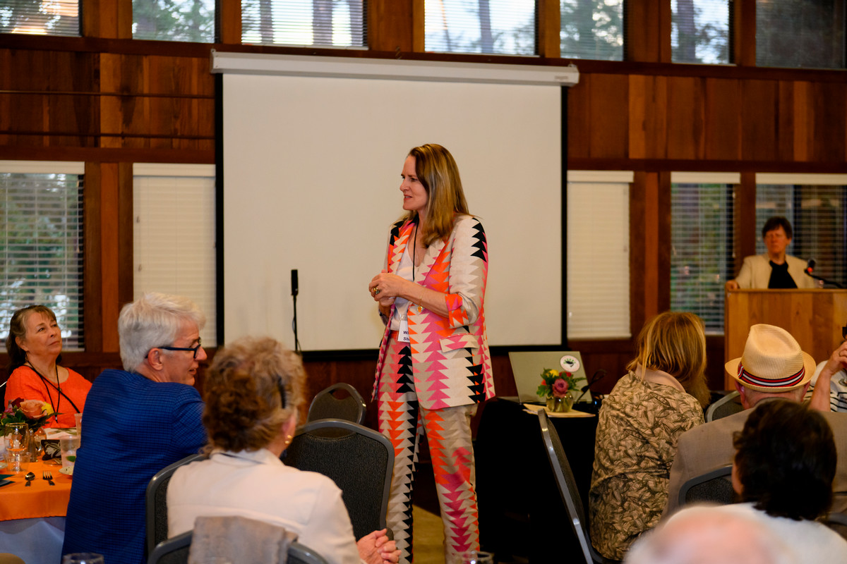 Windsor Sherrill speaking to the Class of 39