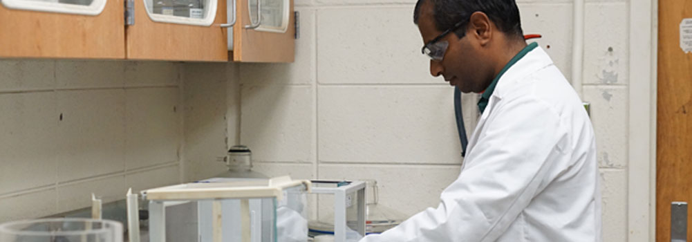 Post doctorial students in the lab at Clemson University, Clemson SC