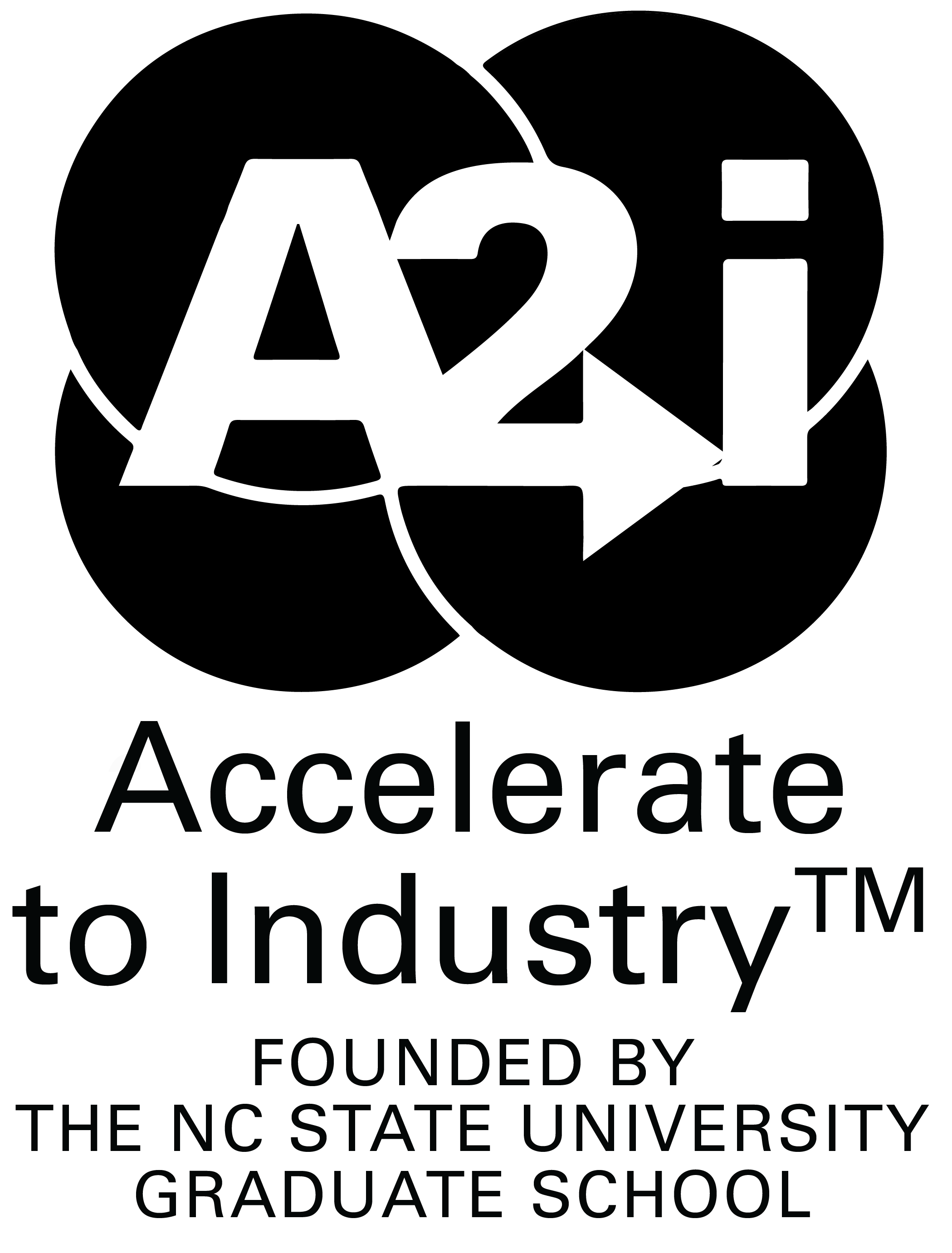 Logo with the text “Accelerate to Industry™,” featuring a stylized letter A icon.
