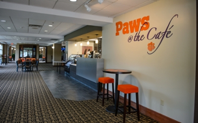 Paws at the Cafe Madren Center