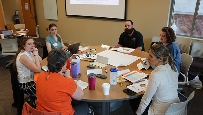 Clemson faculty discussion.