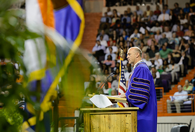 President at his inauguration