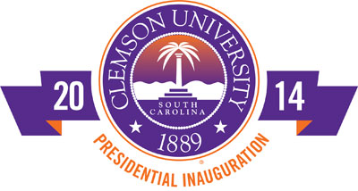 Clemson University Seal logo for Presidential Inauguration