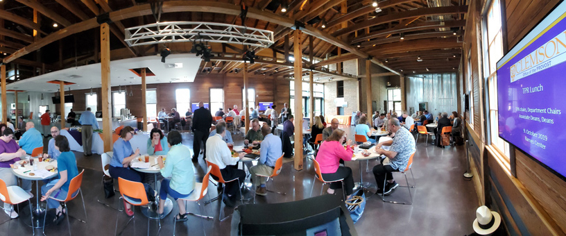 Image of the TPR faculty luncheon at Clemson