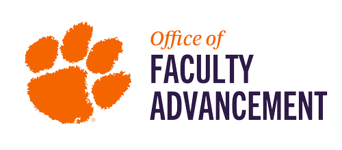 Clemson Office of Faculty Advancement logo