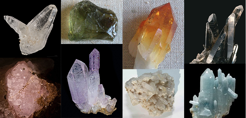 Quartz Identification Chart