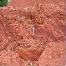 image of sand, clay, pebbles, and cobbles mixture