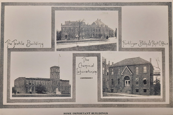 Textile Building, Fertilizer Building and Chemical Lab