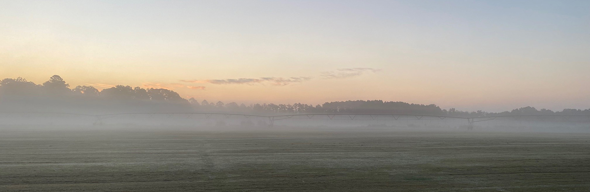 fertilizer sprayed on field