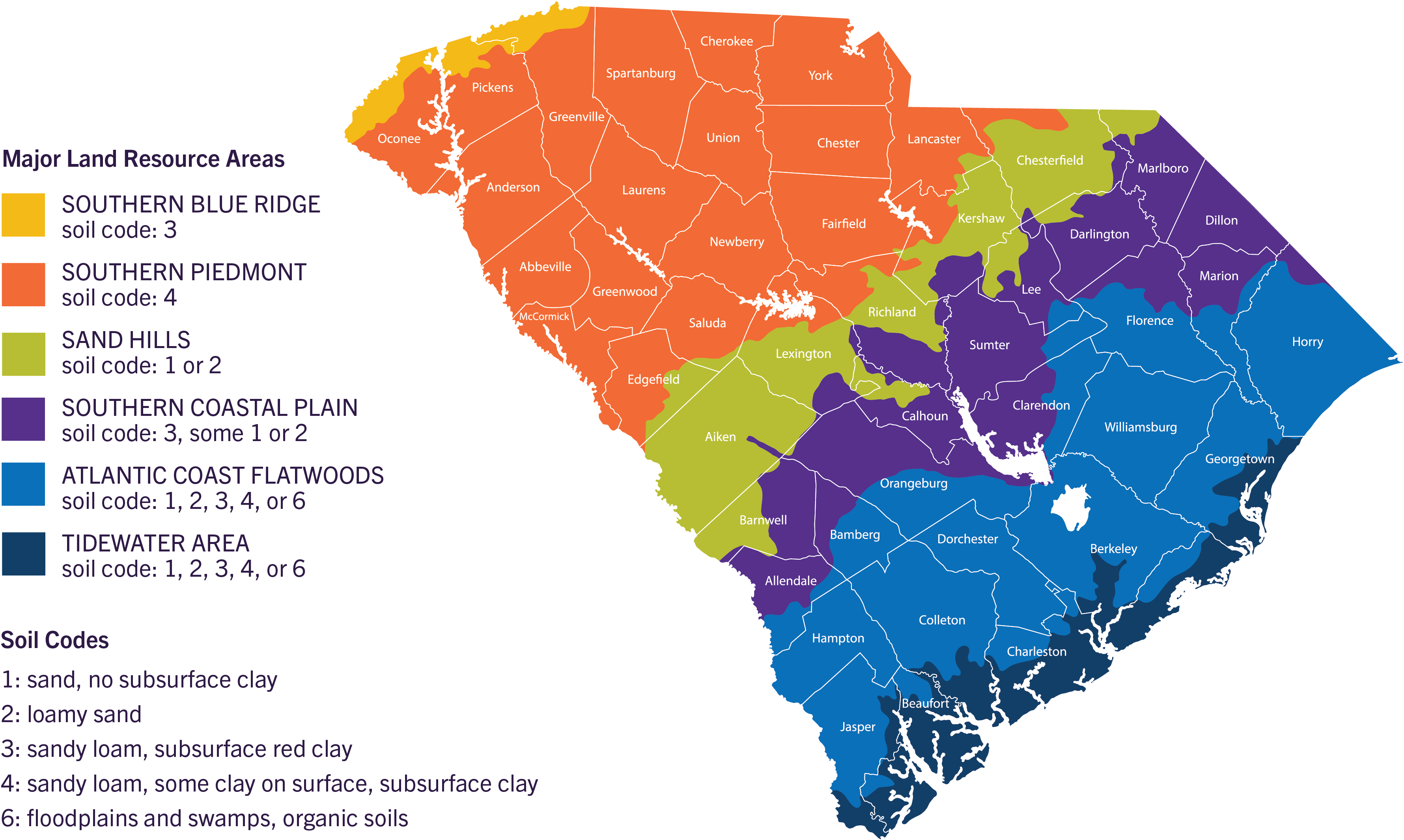 SC Soil Code Map