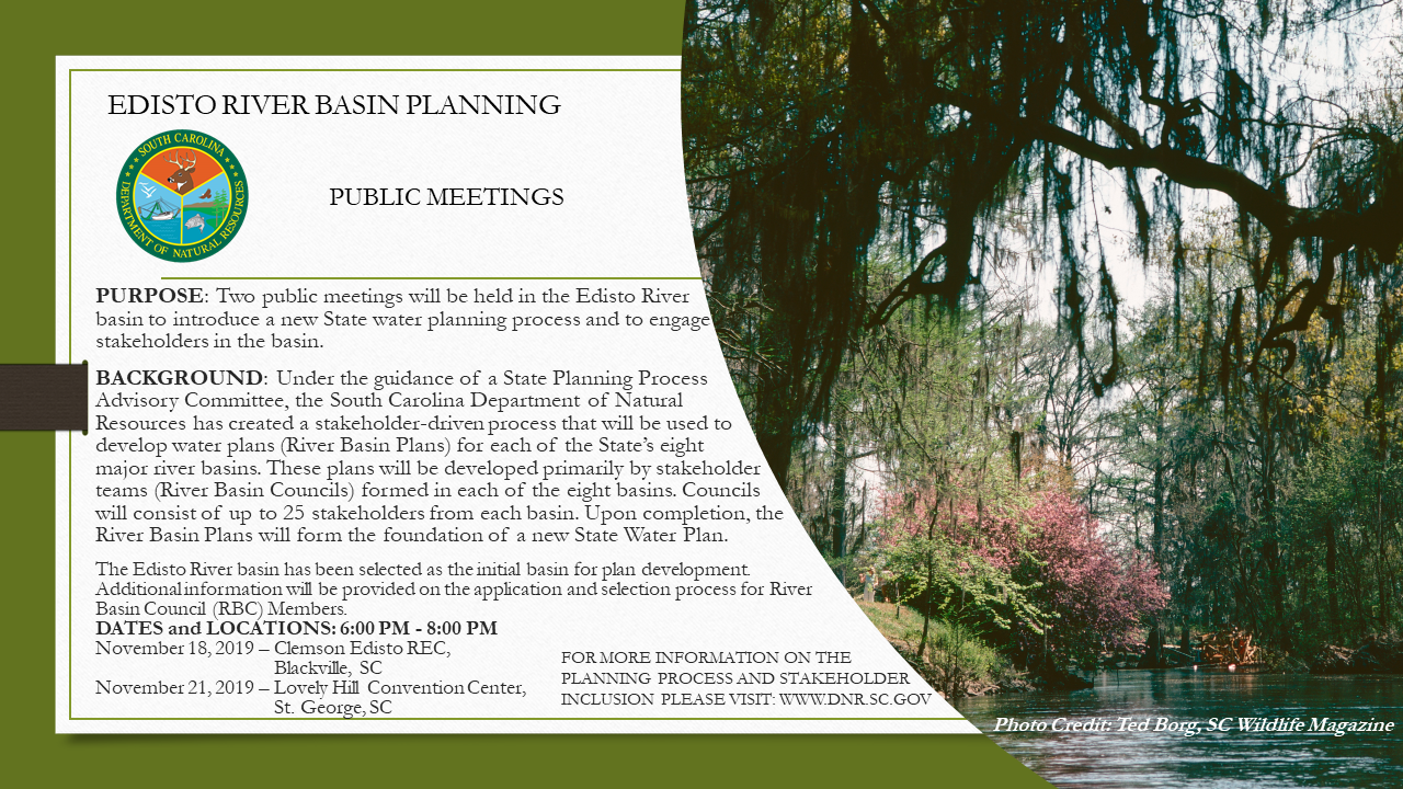 Edisto River Basin Punlic Meeting PDF