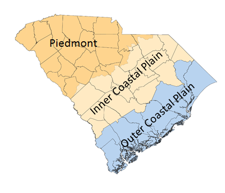 Groundwater Map of South Carolina