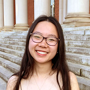 Headshot of young woman, Ruxi Xia.