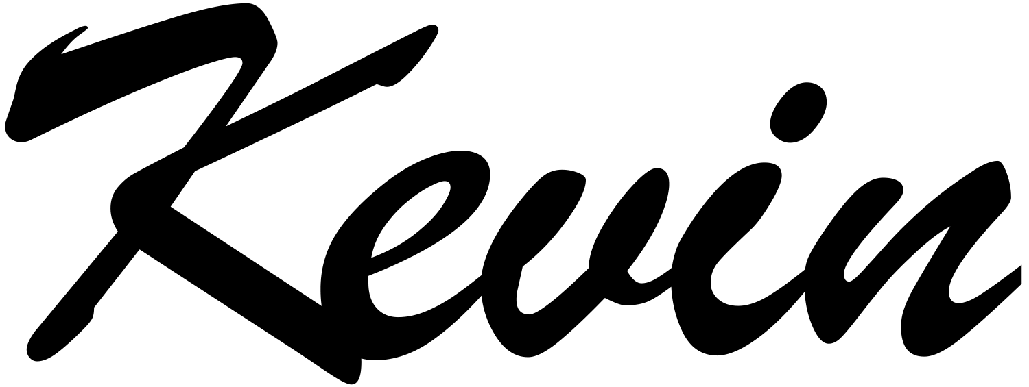 Signature script: Kevin.