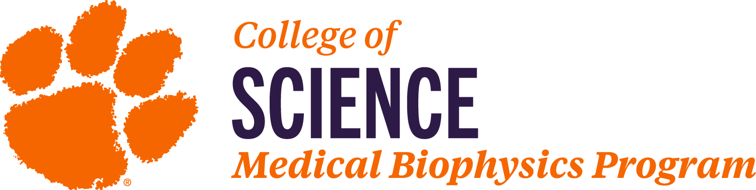 Logo for College of Science Medical Biophysics Program.